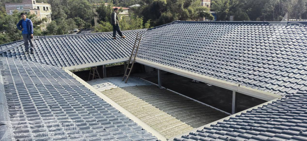 如何保證合成樹脂瓦屋面防水效果？正確的坡度很關(guān)鍵